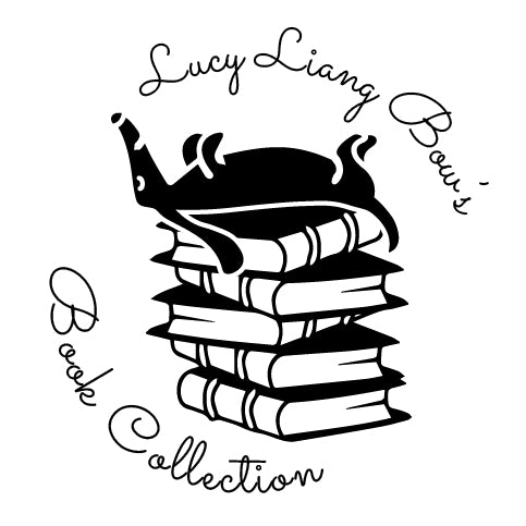 Book Stamp - Dachshund on Books