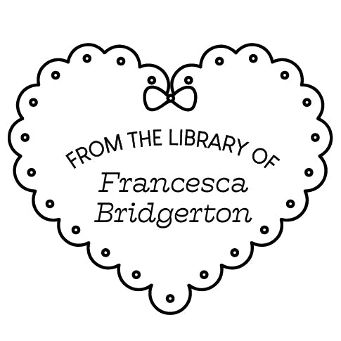Book Stamp From the Library of Francesca