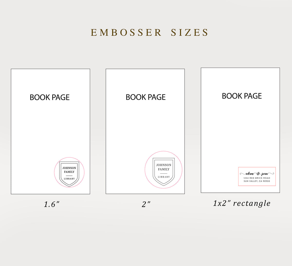Book Embosser - Bee Flower