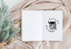 Book Stamp - Dachshund on Books