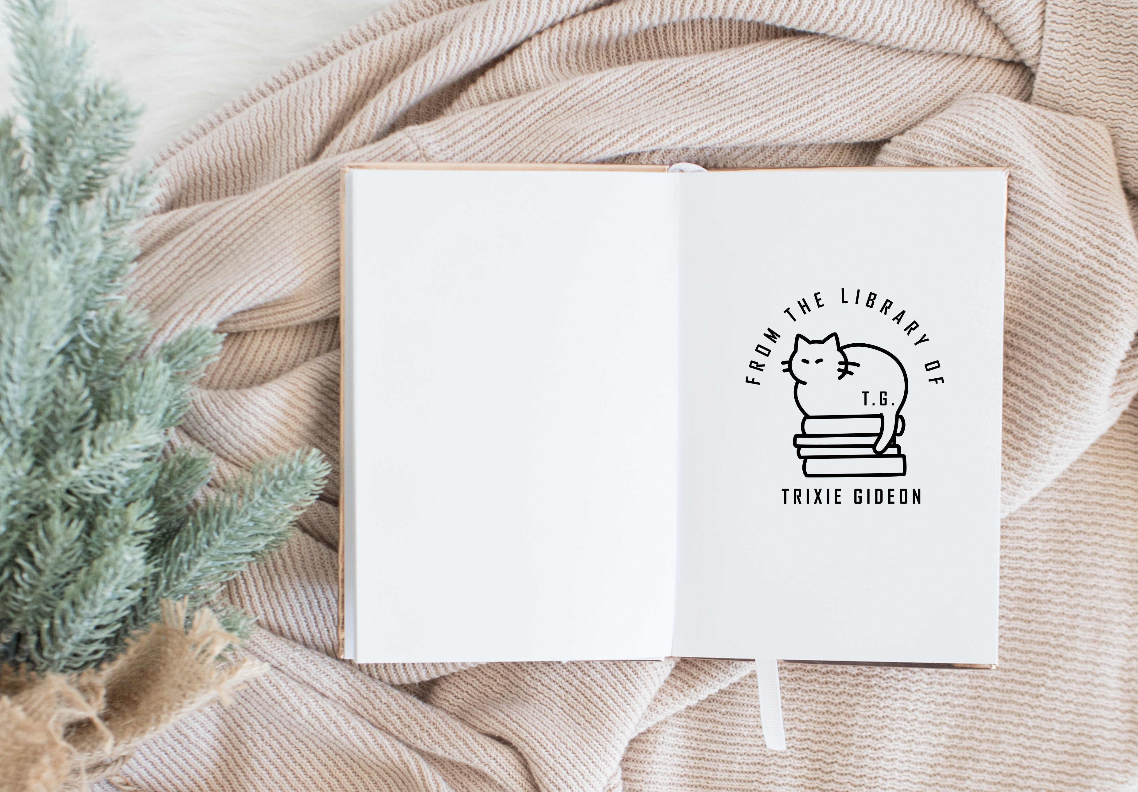 Book Stamp From the Library of Trixie