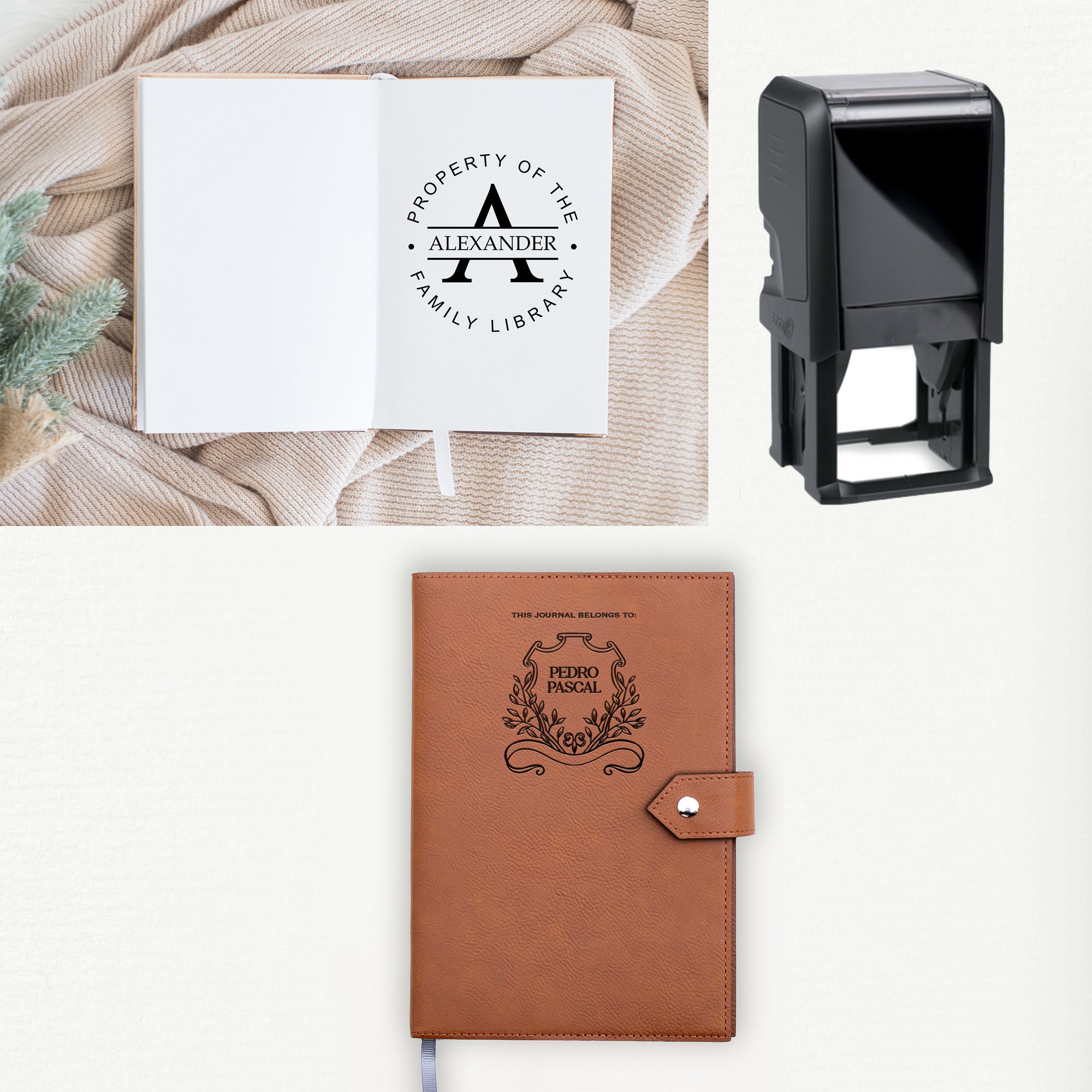 The Booklover (Book Stamp + Journal)