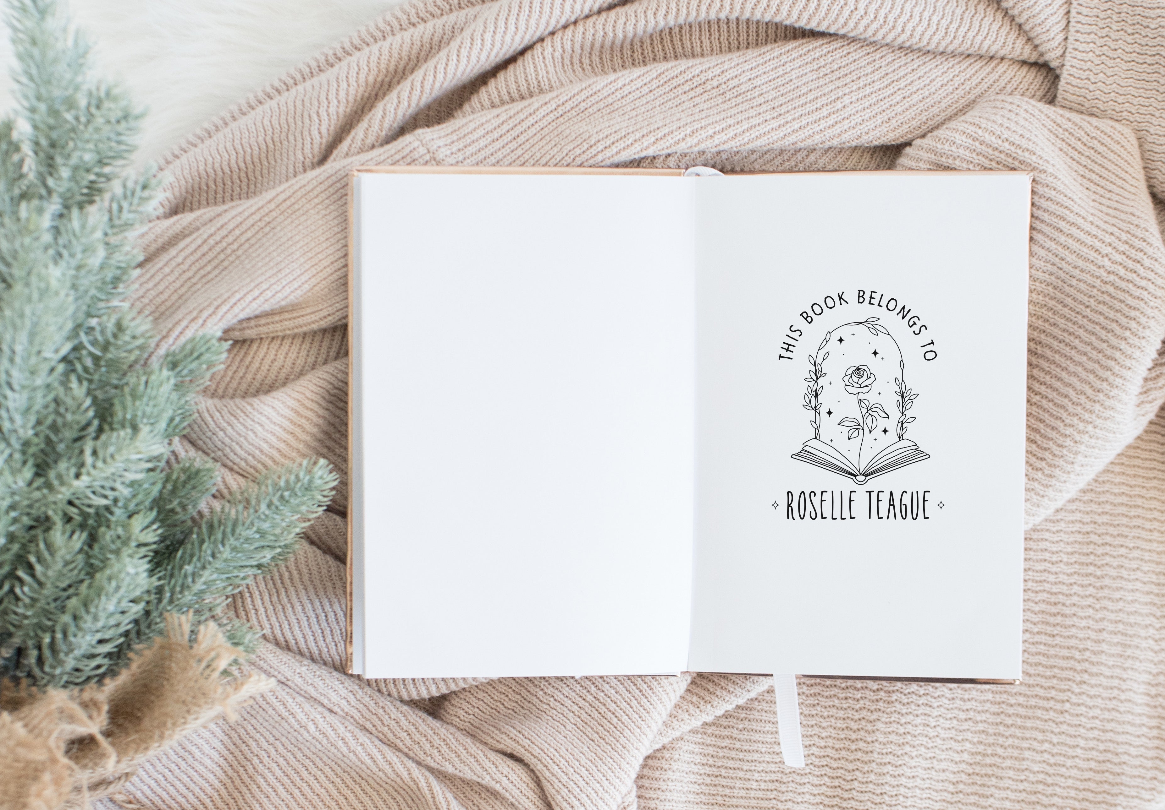 Book Stamp - Belle