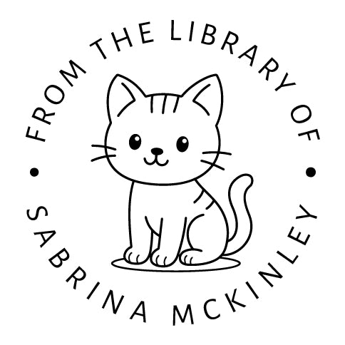 Book Stamp From the Library of Sabrina