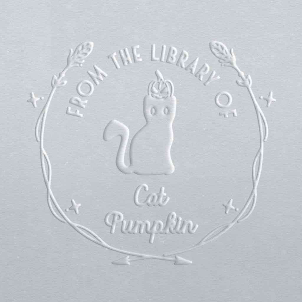 Book Embosser - Cat Pumpkin