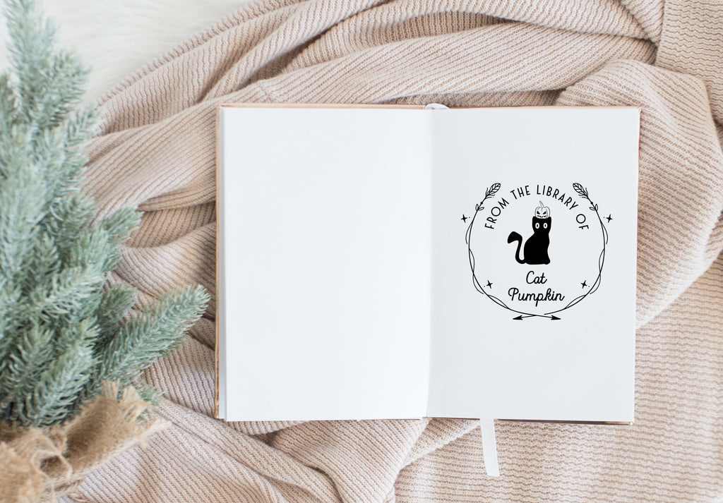 Book Stamp From the Library of Pumkin Cat