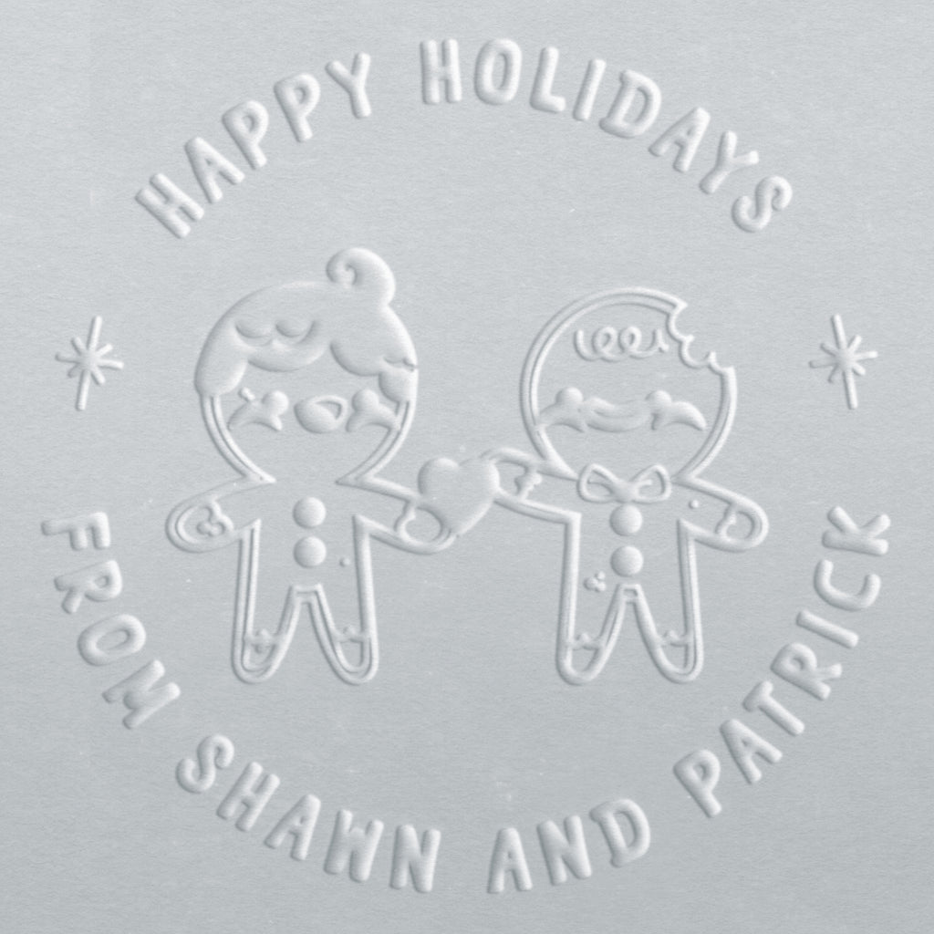Embosser - Gingerbread Couple (Man and Man)