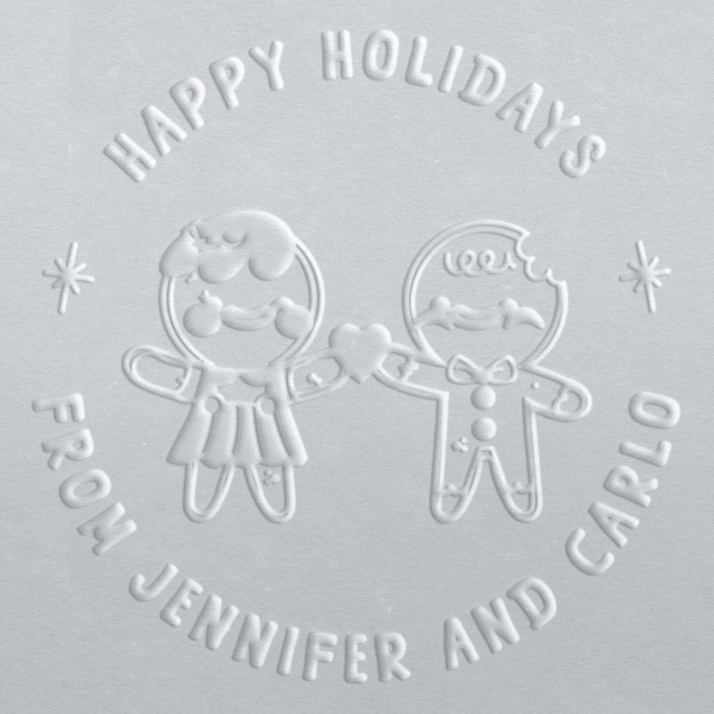 Embosser - Gingerbread Couple (Woman and Man)