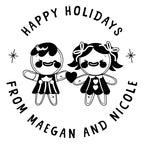 Embosser - Gingerbread Couple (Woman and Woman)