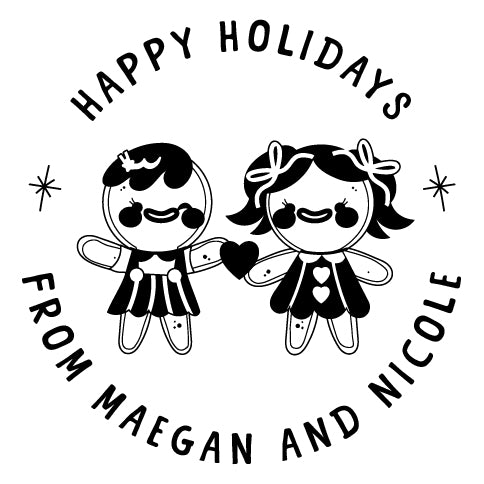 Embosser - Gingerbread Couple (Woman and Woman)