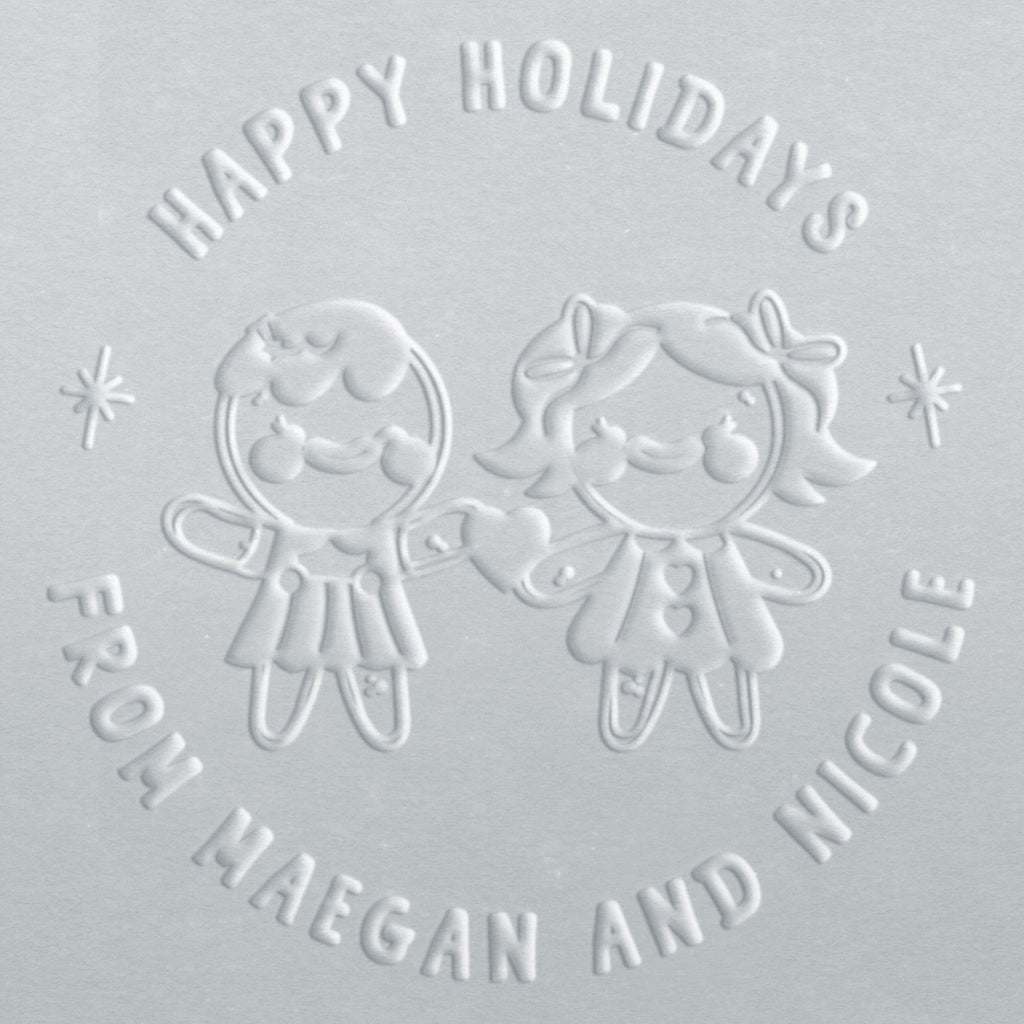 Embosser - Gingerbread Couple (Woman and Woman)