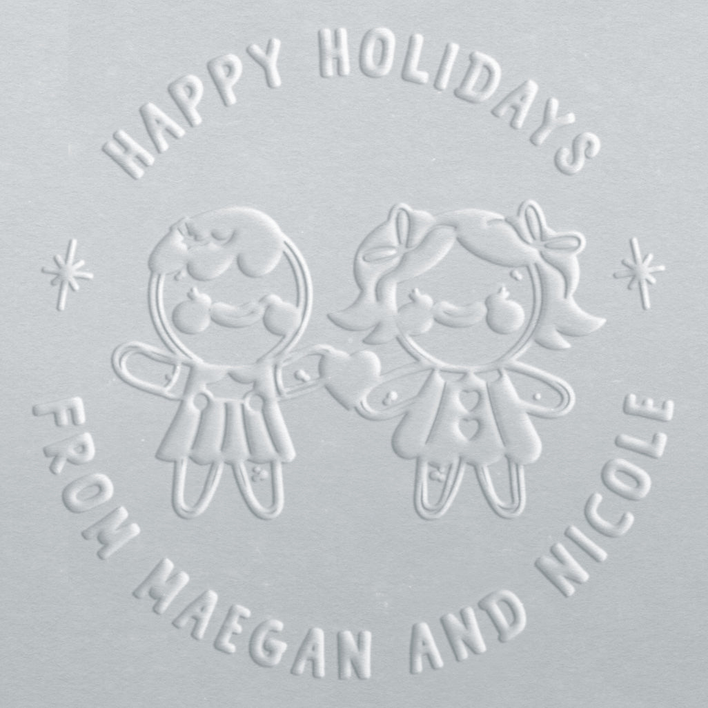 Embosser - Gingerbread Couple (Woman and Woman)