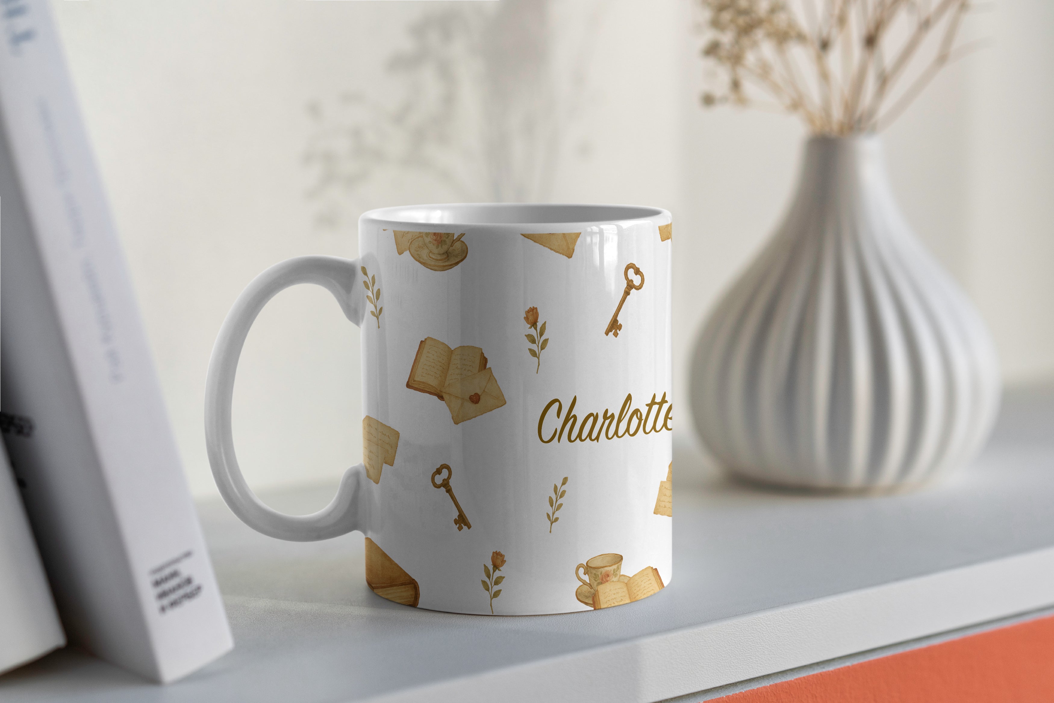Custom Mug - Vintage Stationery