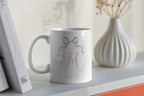 Custom Mug - Ribbon Crest Initial