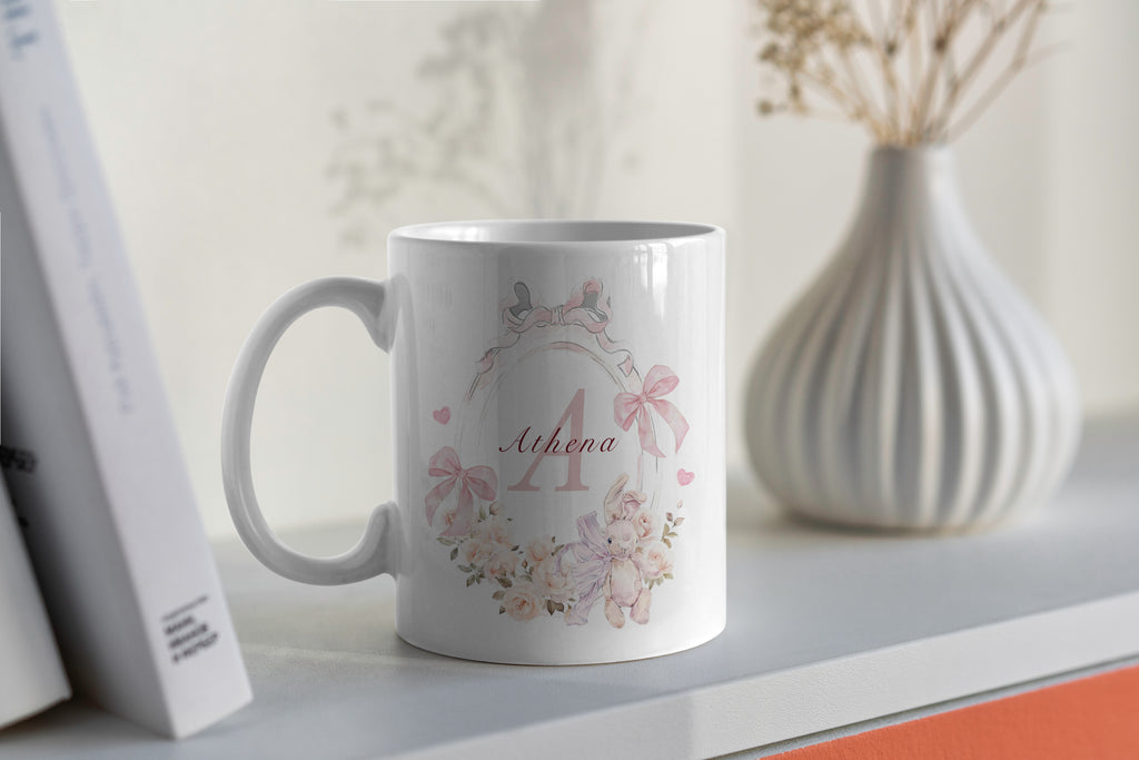 Custom Mug - Bunny Floral