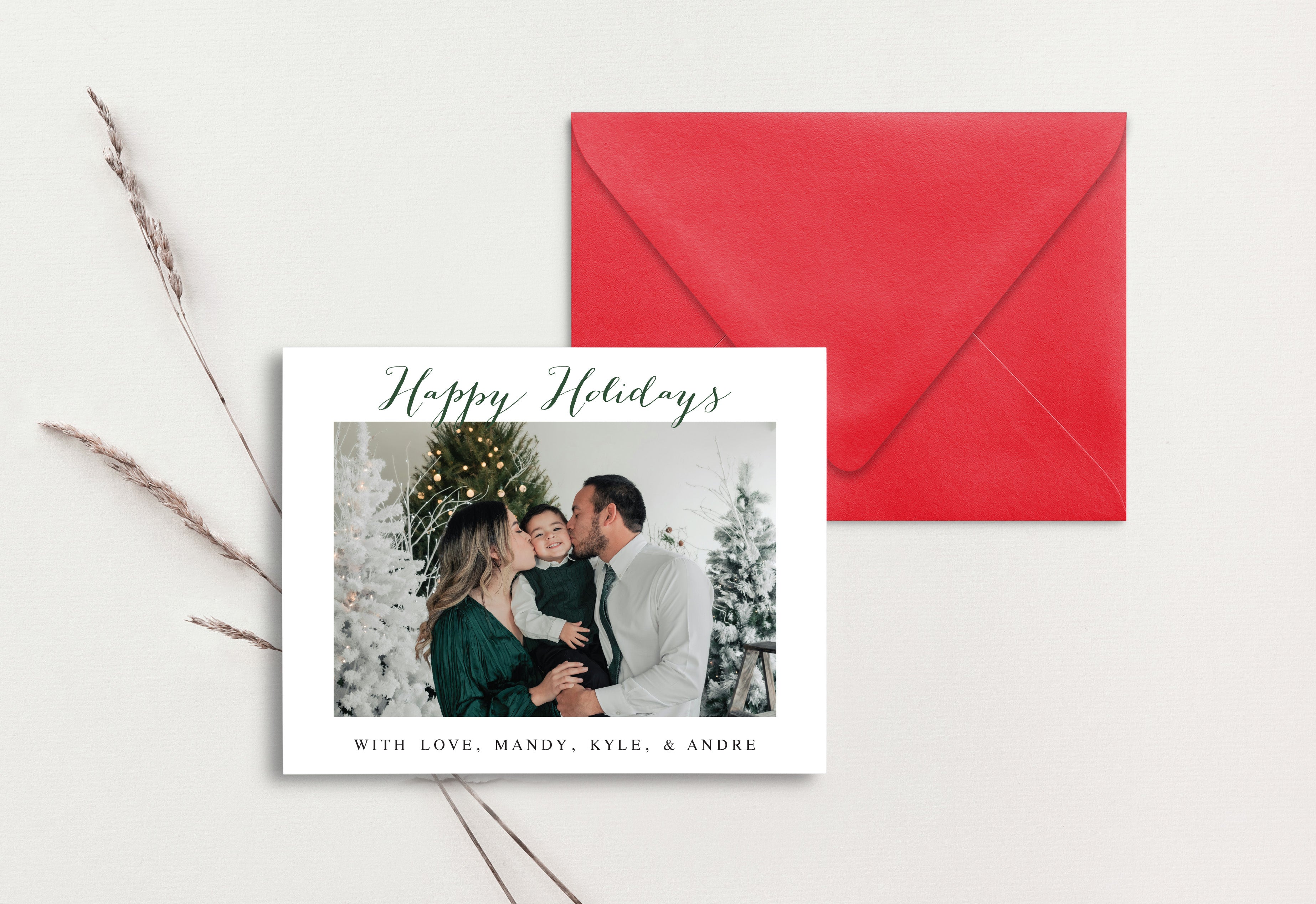 Custom Christmas Card (pack of 30) - Holiday Photo
