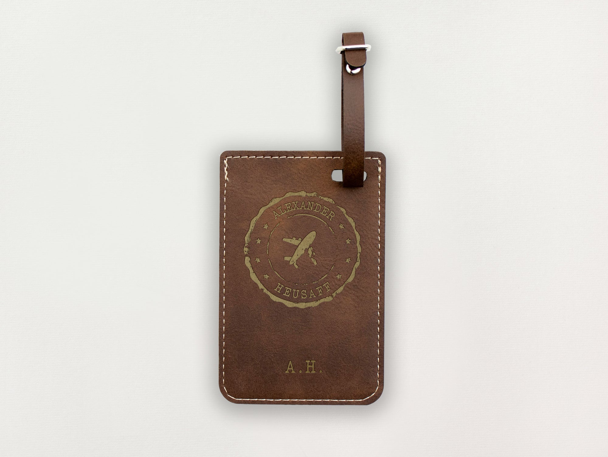 Luggage Tag - Vintage Plane