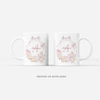 Custom Mug - Bunny Floral