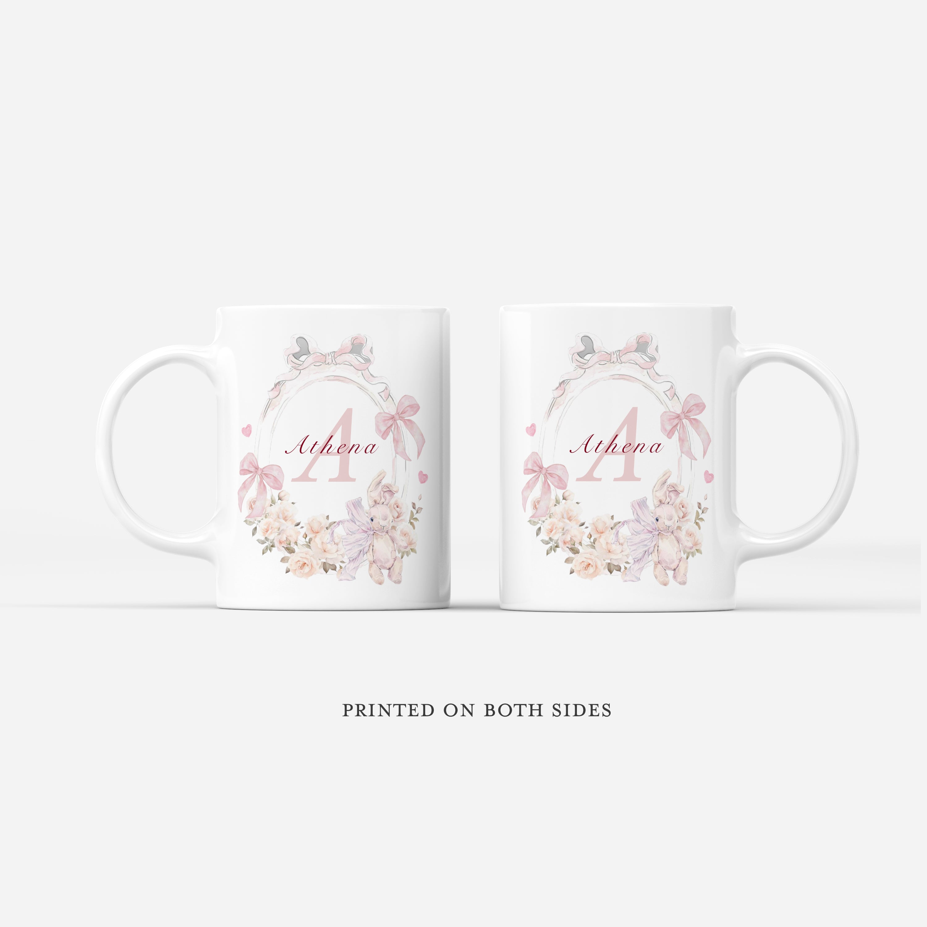 Custom Mug - Bunny Floral