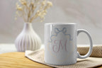 Custom Mug - Ribbon Crest Initial