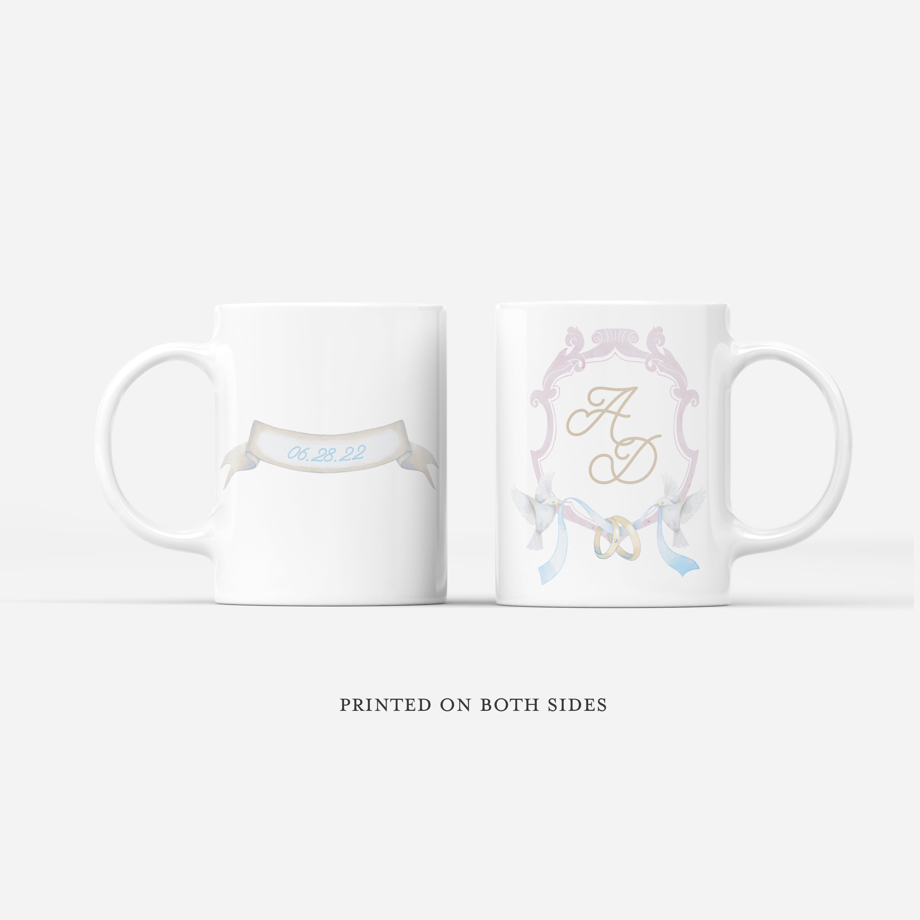 Custom Mug - Dove Rings