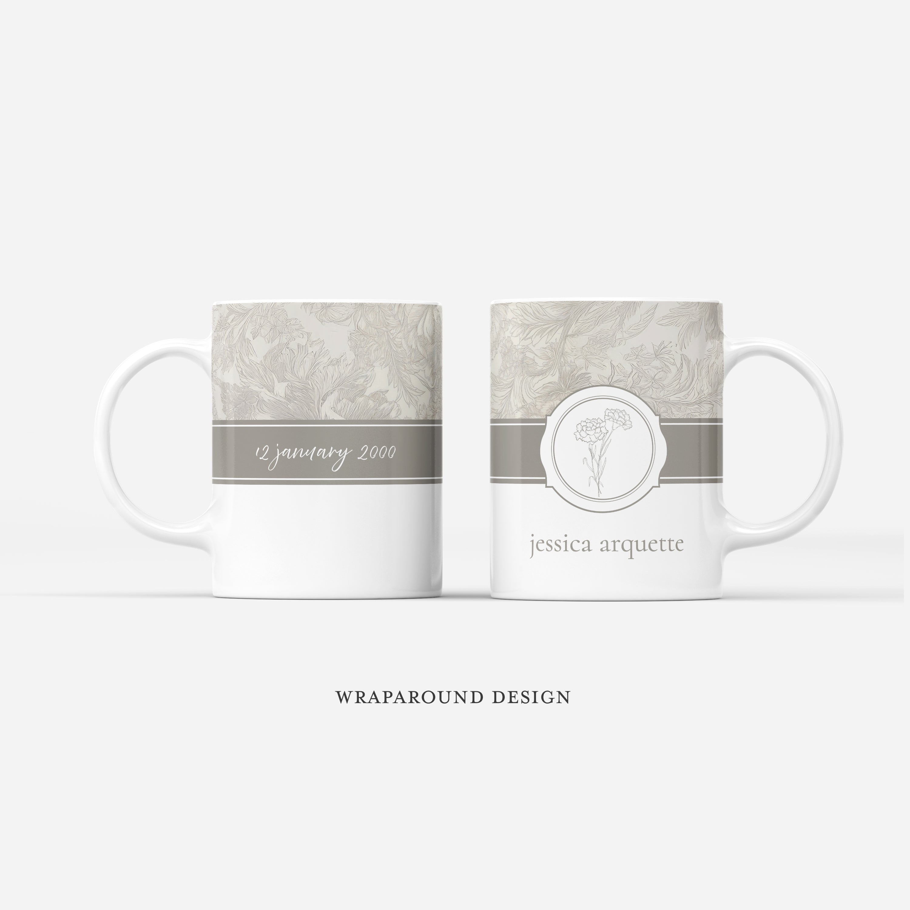 Custom Mug - Birth Flower
