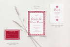 Ophelia Deckle Edge Wedding Invitations