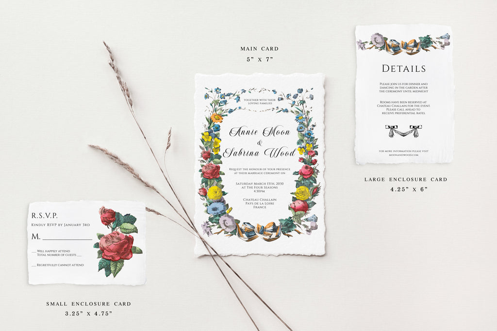 Annie Deckle Edge Wedding Invitations