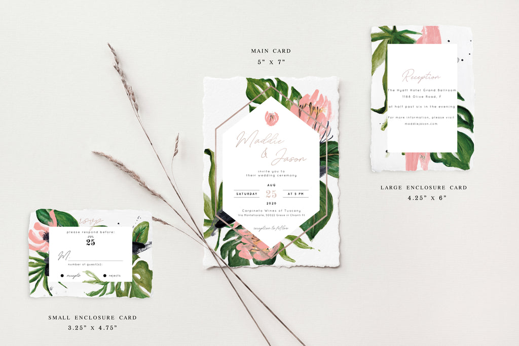 Maddie Deckle Edge Wedding Invitations