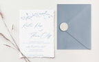 Kristine Deckle Edge Wedding Invitations