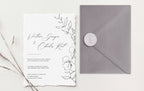 Victoria Deckle Edge Wedding Invitations