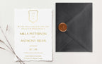 Milla Gold Foil Wedding Invitations