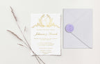 Johanna Gold Foil Wedding Invitations