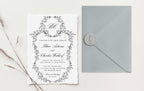 Blair Deckle Edge Wedding Invitations