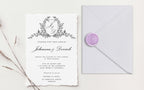 Johanna Deckle Edge Wedding Invitations