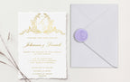 Johanna Gold Foil Wedding Invitations
