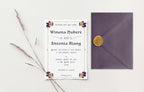 Winona Deckle Edge Wedding Invitations
