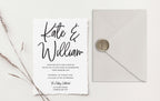Kate Deckle Edge Wedding Invitations