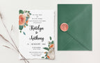 Katelyn Deckle Edge Wedding Invitations