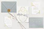 Blair Gold Foil Wedding Invitations