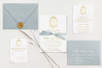 Giselle Gold Foil Wedding Invitations