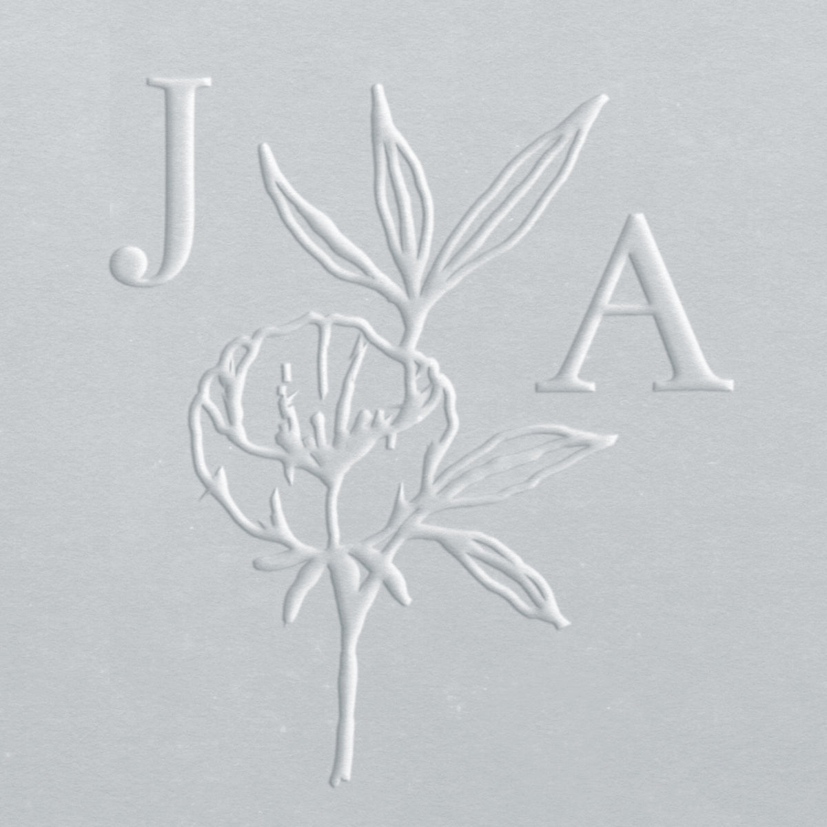 Embosser - Flower Initials