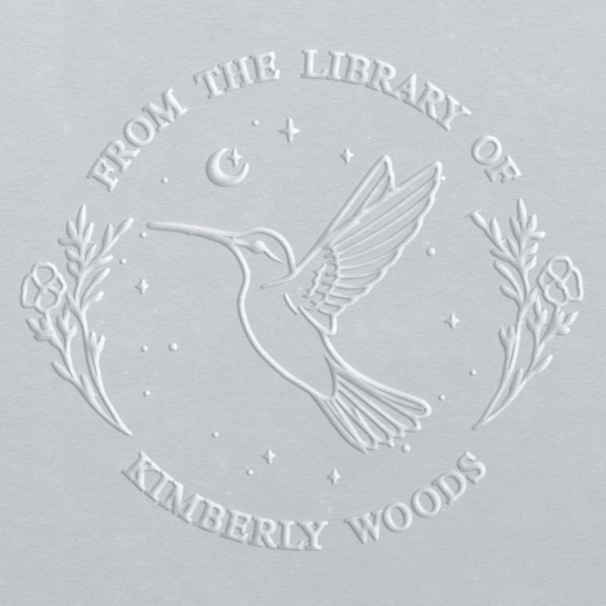 Book Embosser - Hummingbird