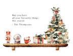 Custom Christmas Card (pack of 30) - Favourite Things