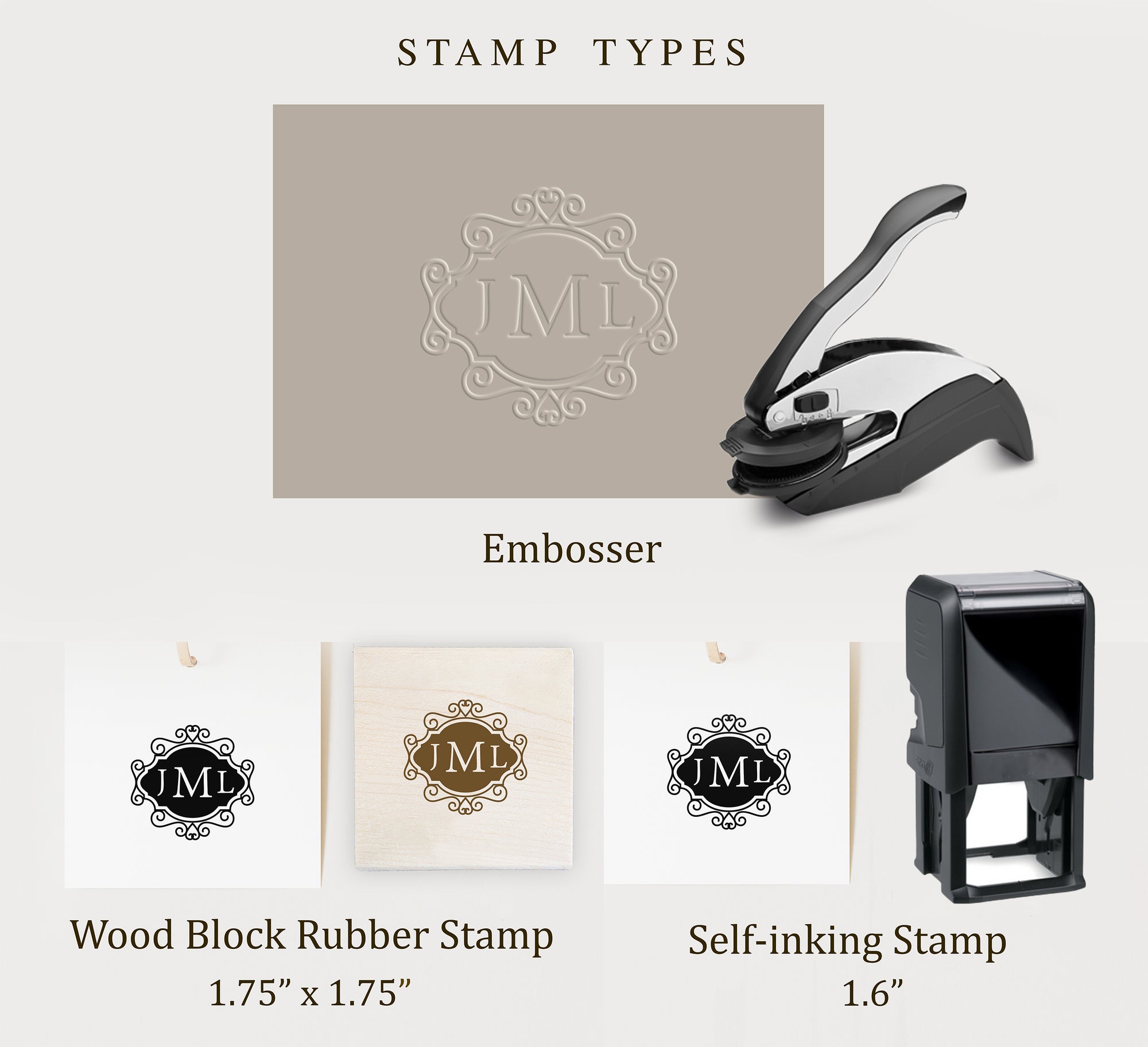 Embosser - Framed Monogram