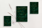 Kristine Velvet Wedding Invitations