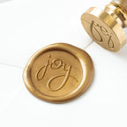 Wax Seal Stamp - Joy Text