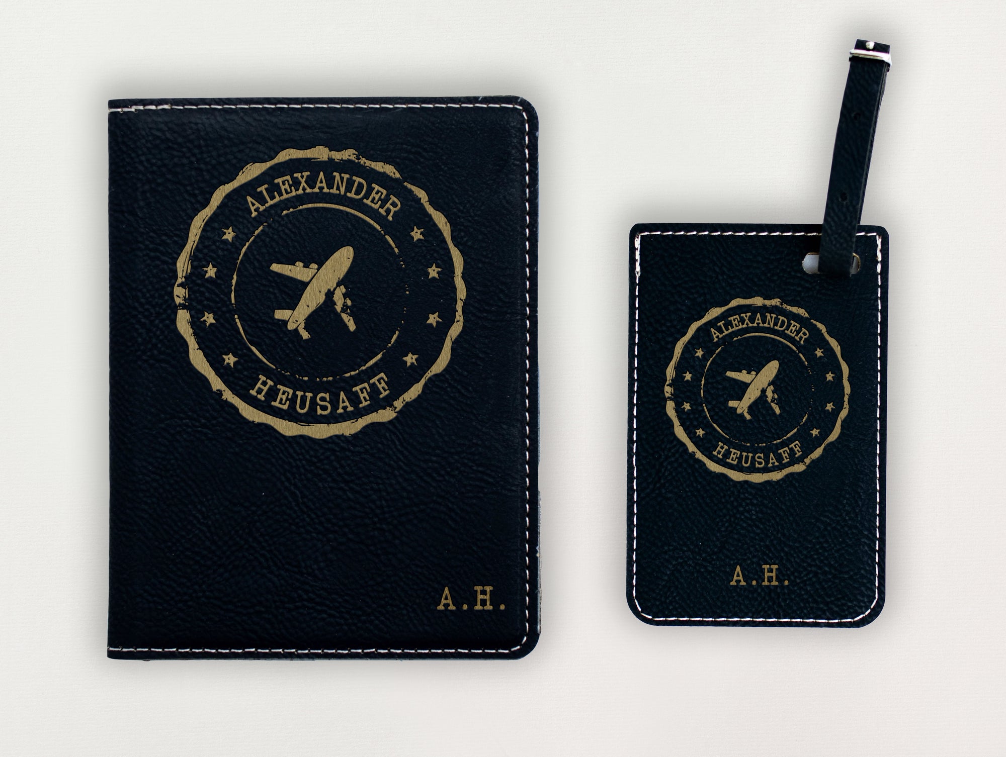 Passport Holder - Vintage Plane