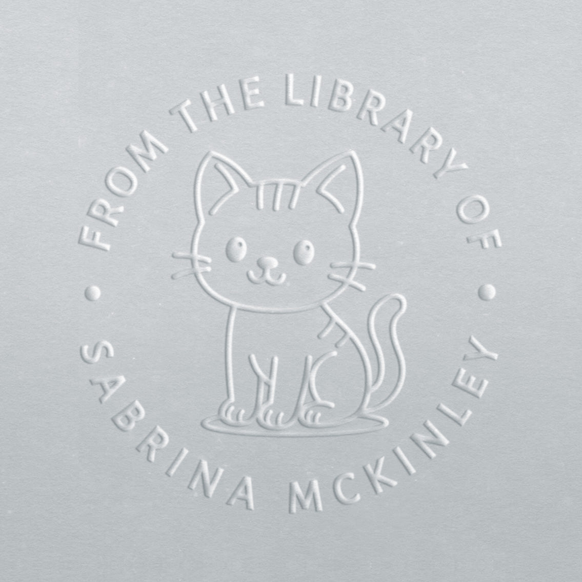 Book Embosser - Cute Cat