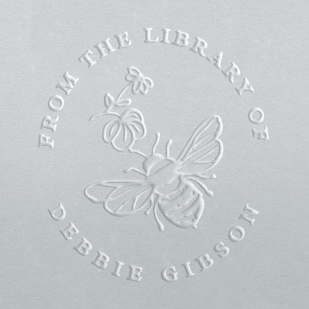 Book Embosser - Bee Flower